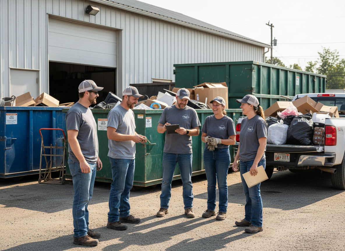 Sleek Dumpster Rental Raymond — Dumpster Rental & Junk Removal in Raymond